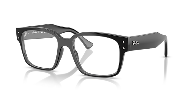 RB7256 Black PlasticEyeglass Frames for Glasses Direct, Angle View