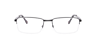 Cu1016 Black MetalEyeglass Frames for Glasses Direct, Front View