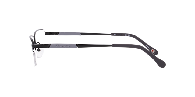 Cu1016 Black MetalEyeglass Frames for Glasses Direct, Side View