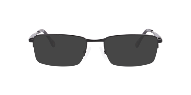 Cu1016 Black MetalEyeglass Frames for Glasses Direct, with Tinted Lenses