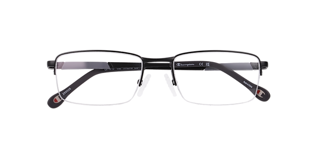 Cu1016 Black MetalEyeglass Frames for Glasses Direct, Closed View