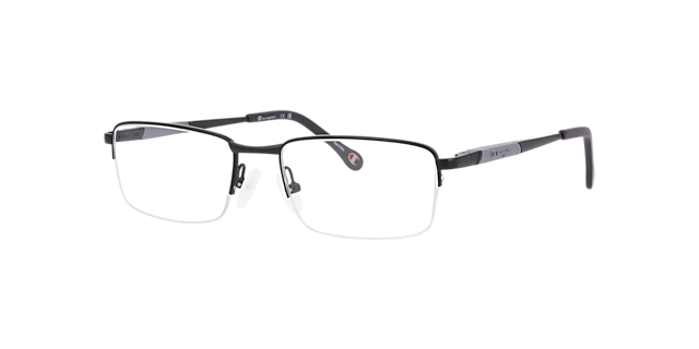 Cu1016 Black MetalEyeglass Frames for Glasses Direct, Angle View
