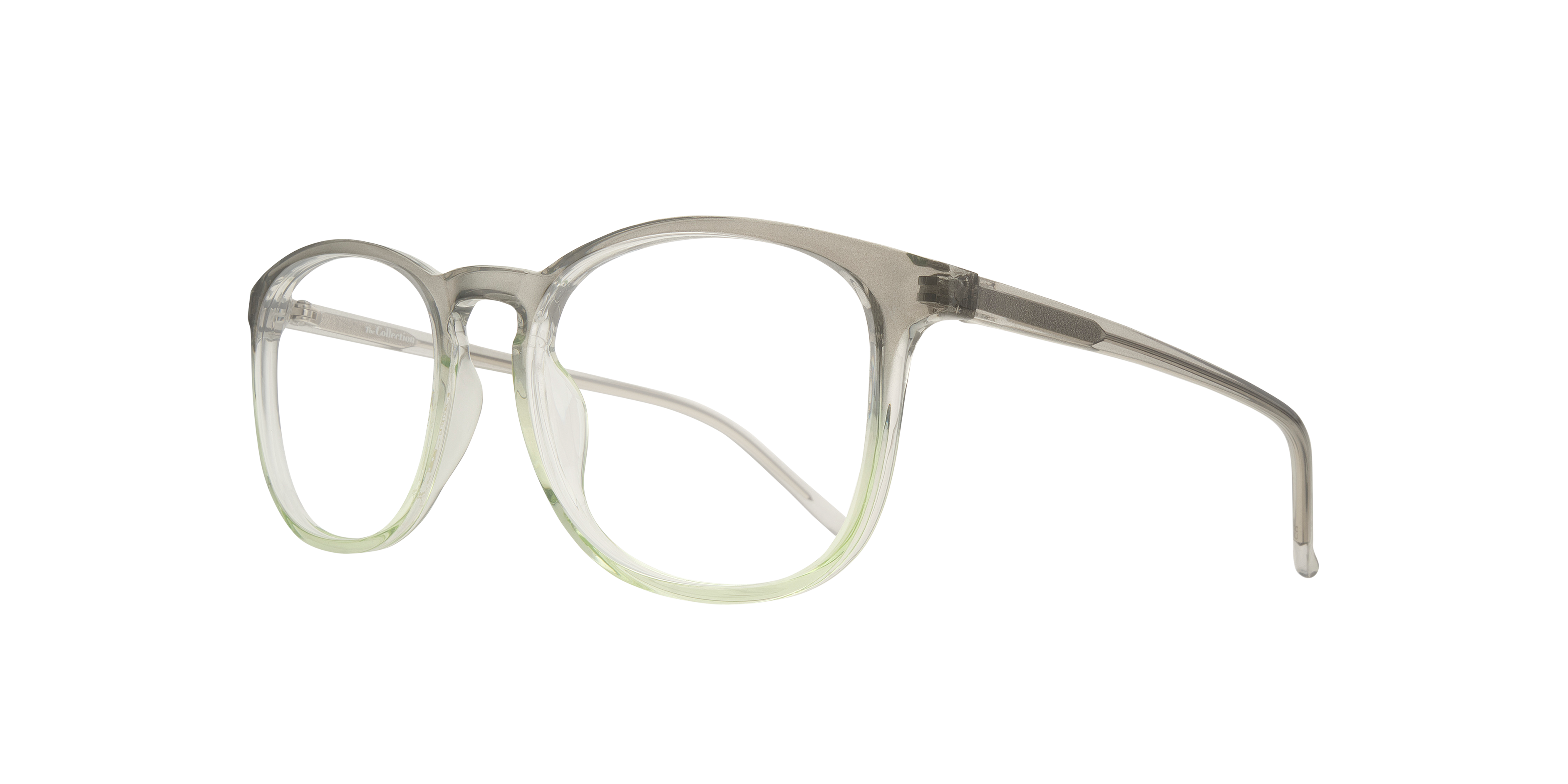 Lake Gradient Green PlasticEyeglass Frames for Glasses Direct, Angle View