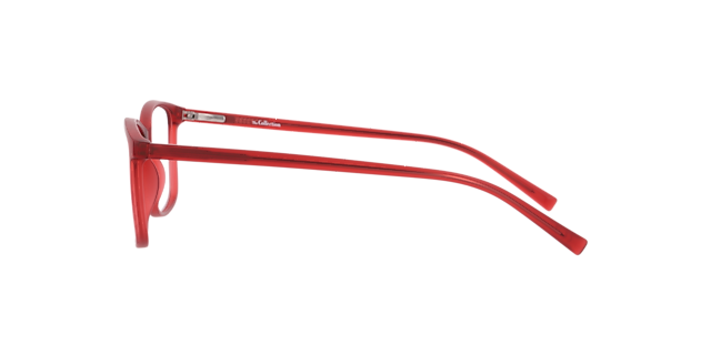 Jax Red PlasticEyeglass Frames for Glasses Direct, Side View
