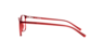 Jax Red PlasticEyeglass Frames for Glasses Direct, Side View