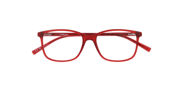 Jax Red PlasticEyeglass Frames for Glasses Direct, Closed View