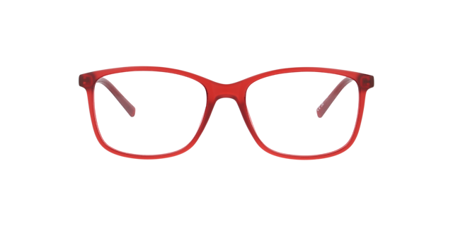 Jax Red PlasticEyeglass Frames for Glasses Direct, Front View