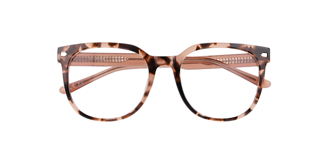 Merlyn Havana Cream Brown AcetateEyeglass Frames for Glasses Direct, Closed View