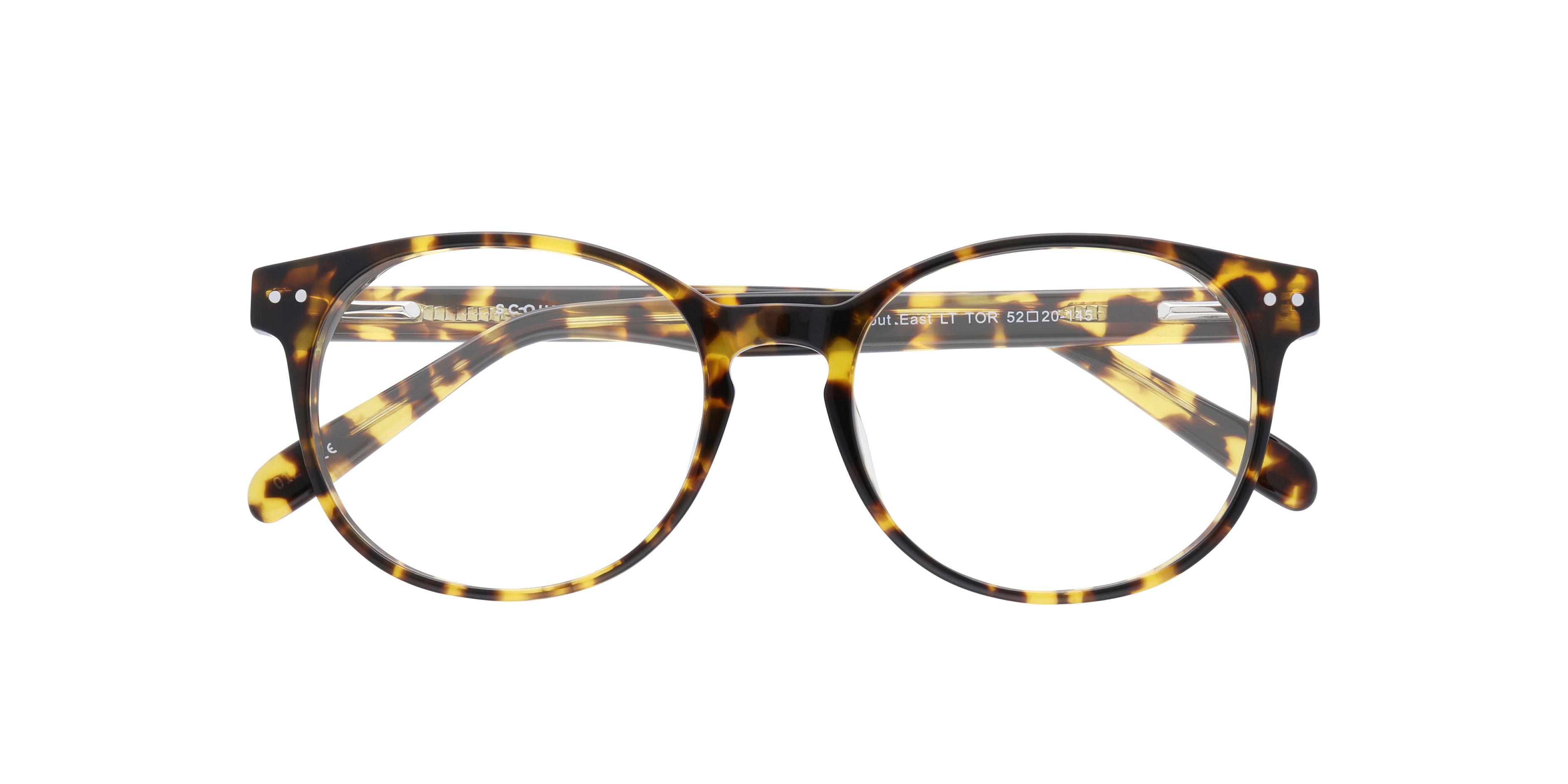 East Light Tortoise AcetateEyeglass Frames for Glasses Direct, Closed View