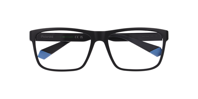 PLD D569 Black PlasticEyeglass Frames for Glasses Direct, Closed View