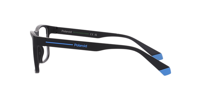 PLD D569 Black PlasticEyeglass Frames for Glasses Direct, Side View