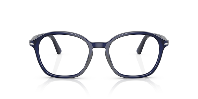 PO3296V Blue AcetateEyeglass Frames for Glasses Direct, Front View