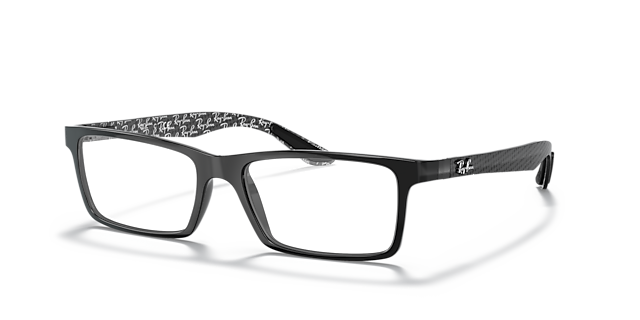 RB8901 Black PlasticEyeglass Frames for Glasses Direct, Angle View