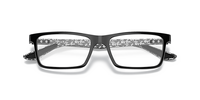 RB8901 Black PlasticEyeglass Frames for Glasses Direct, Closed View