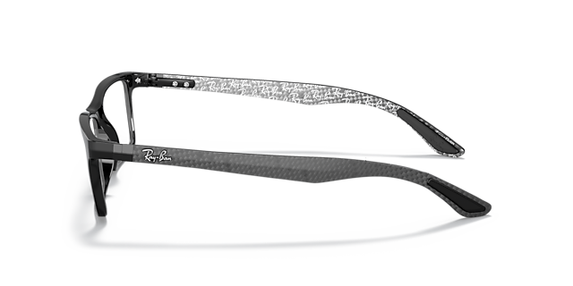 RB8901 Black PlasticEyeglass Frames for Glasses Direct, Side View