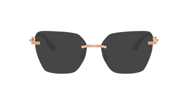 DG1363 Rose Gold MetalEyeglass Frames for Glasses Direct, with Tinted Lenses