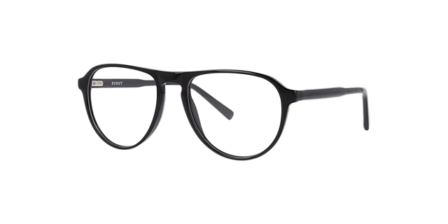 Marcus Black AcetateEyeglass Frames for Glasses Direct, Angle View