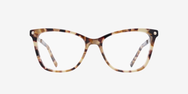 Glasses Direct ™ -Pompei Rectangle Tortoise Glasses for Women