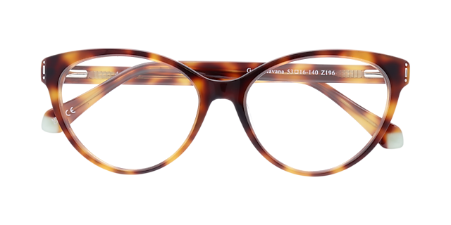 Greta Havana AcetateEyeglass Frames for Glasses Direct, Closed View