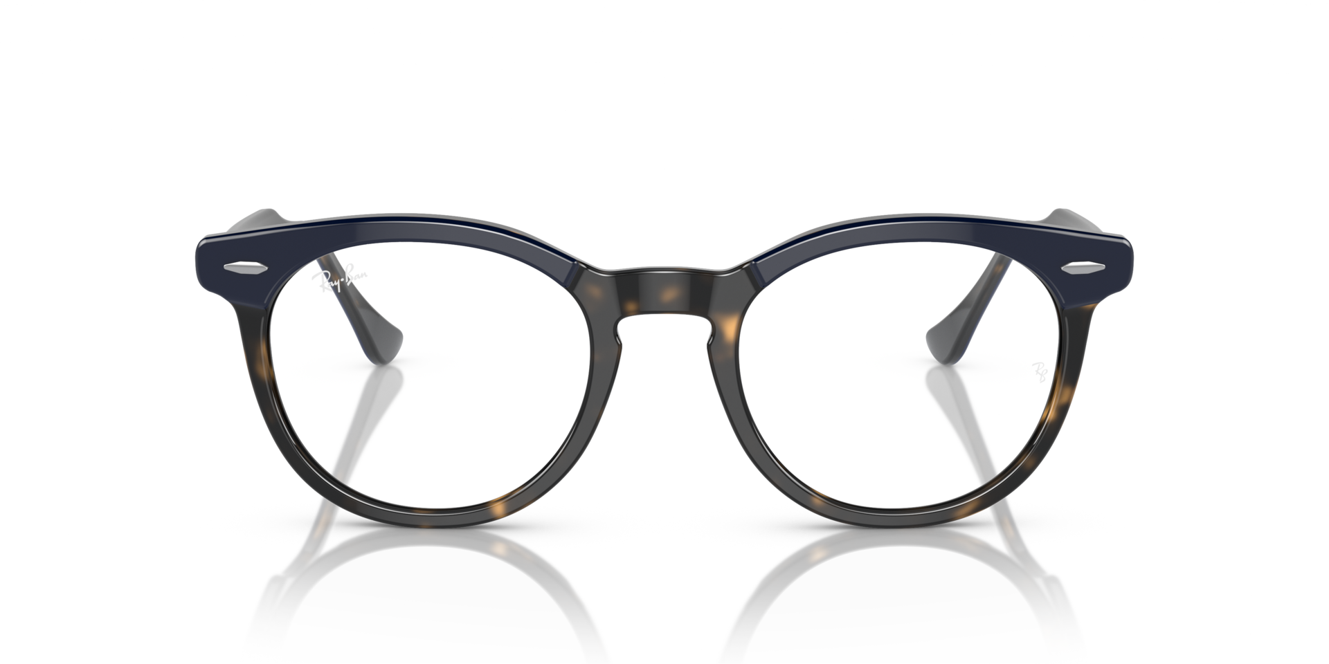 RB5598 Blue On Havana AcetateEyeglass Frames for Glasses Direct, Front View