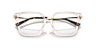 TF2234B Crystal Nude AcetateEyeglass Frames for Glasses Direct, Closed View