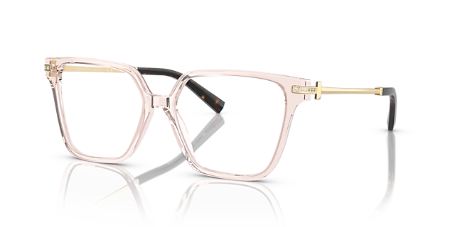TF2234B Crystal Nude AcetateEyeglass Frames for Glasses Direct, Angle View