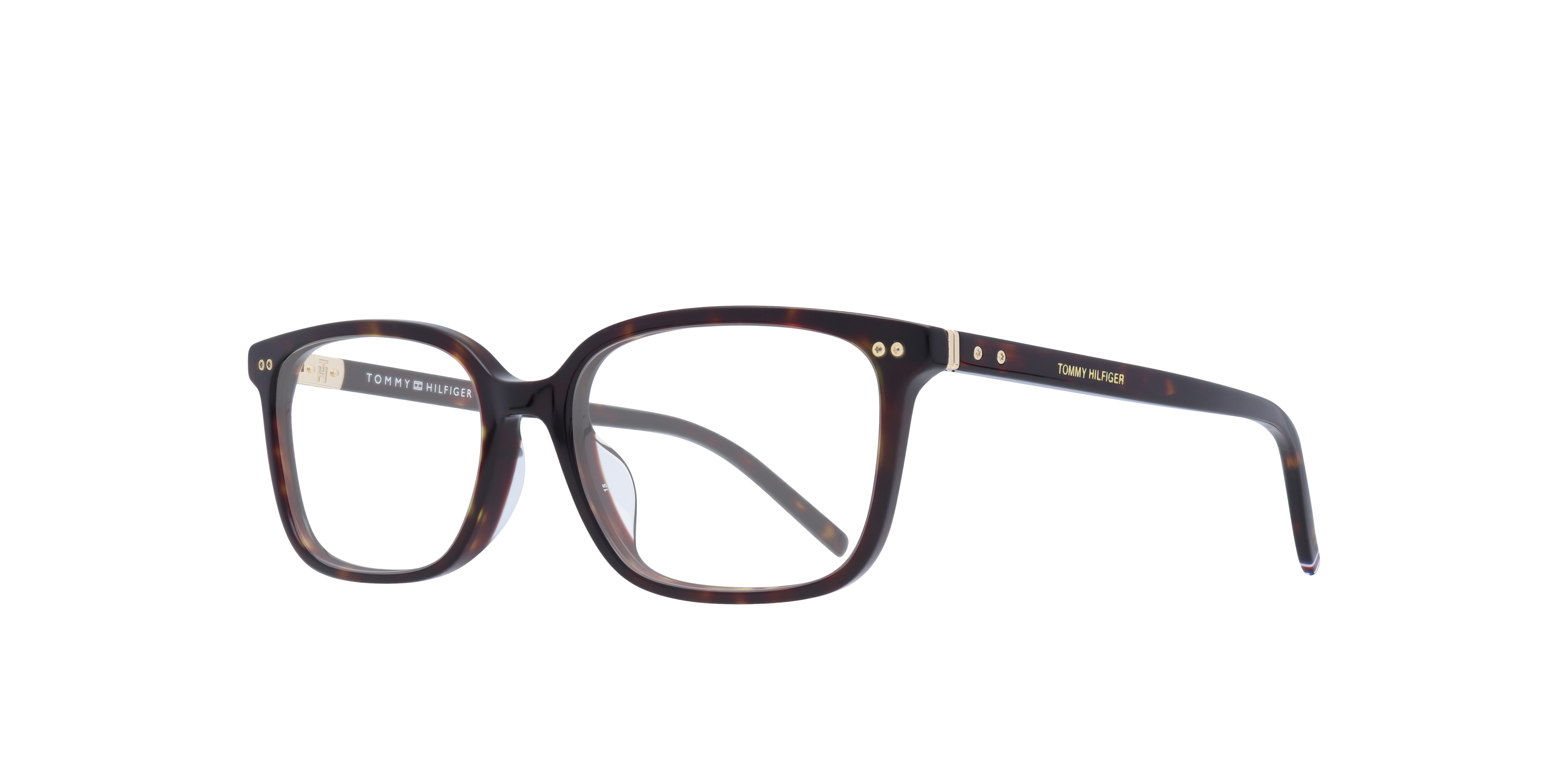 TH 1870/F Tortoise AcetateEyeglass Frames for Glasses Direct, Angle View