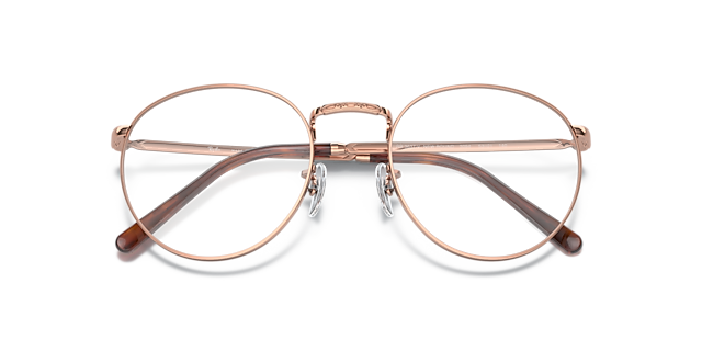 RB3637V Rose Gold MetalEyeglass Frames for Glasses Direct, Closed View