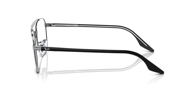 RB6485 Gunmetal MetalEyeglass Frames for Glasses Direct, Side View