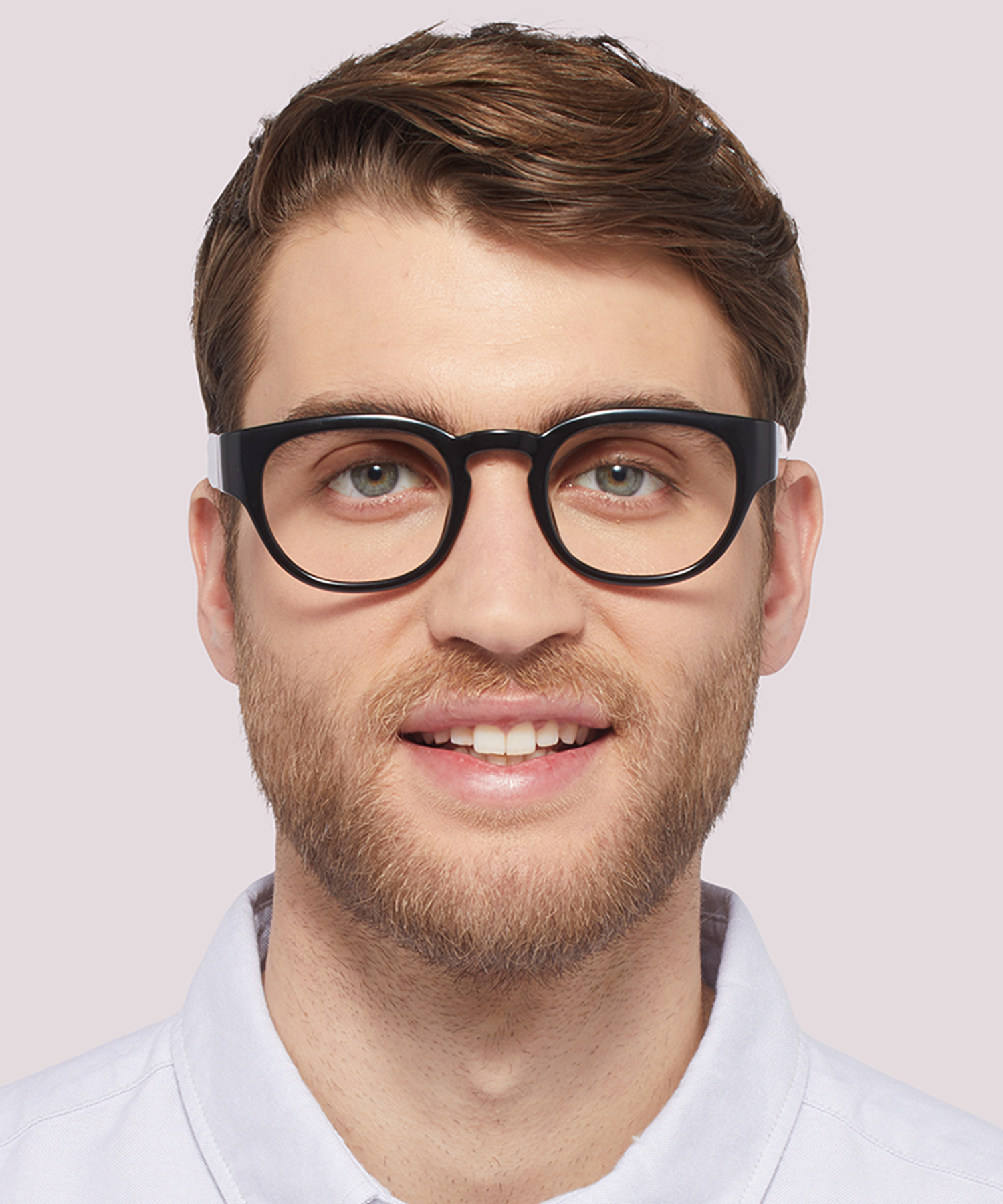 LV 1048 Black PlasticEyeglass Frames for Men for Glasses Direct