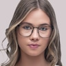 RB6512 Black MetalEyeglass Frames for Women for Glasses Direct