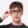 PLD D519 Black AcetateEyeglass Frames for Men for Glasses Direct