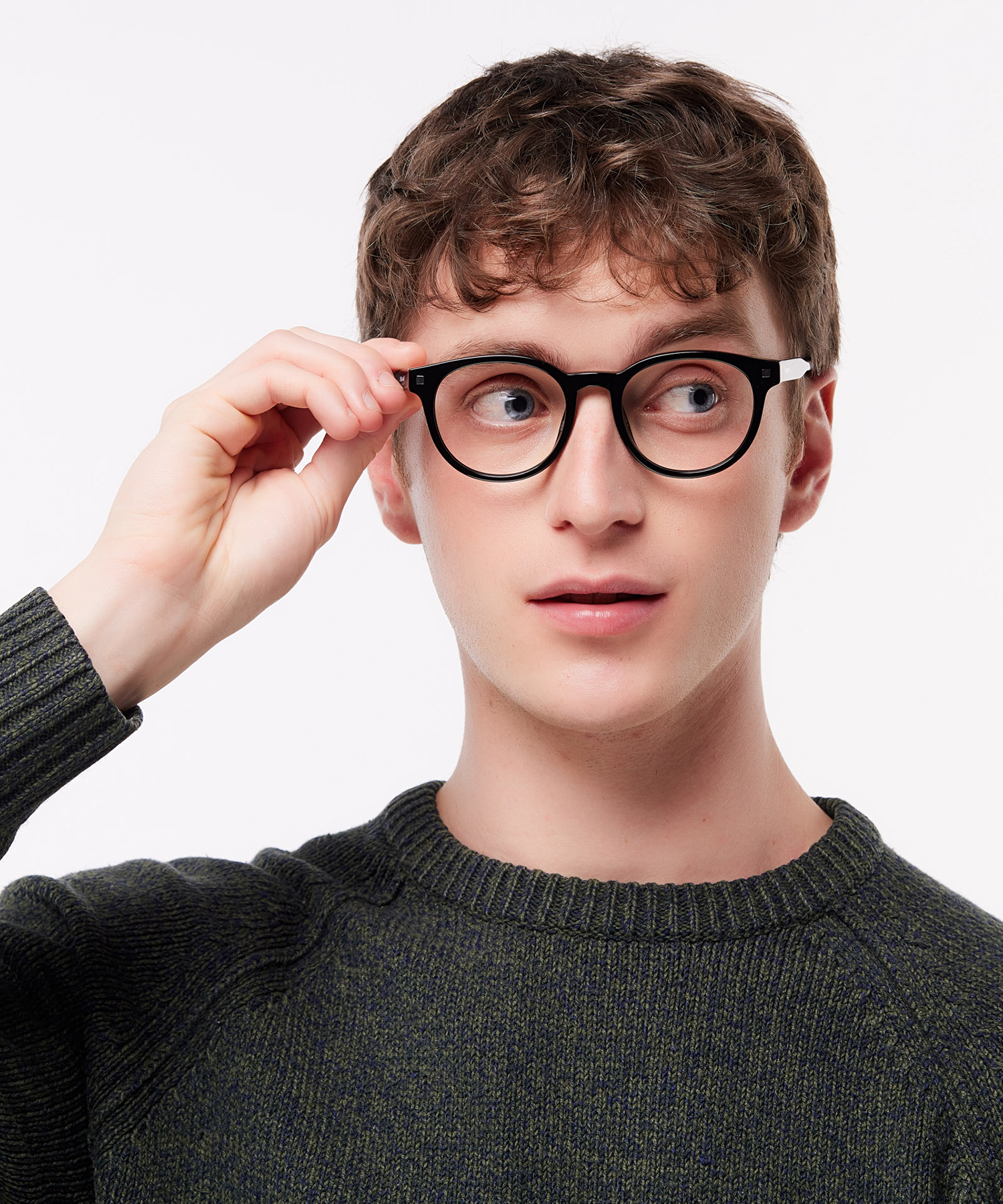 PLD D519 Black AcetateEyeglass Frames for Men for Glasses Direct