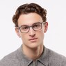 RB7208 Grey PlasticEyeglass Frames for Men for Glasses Direct