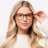 East Light Tortoise AcetateEyeglass Frames for Women for Glasses Direct