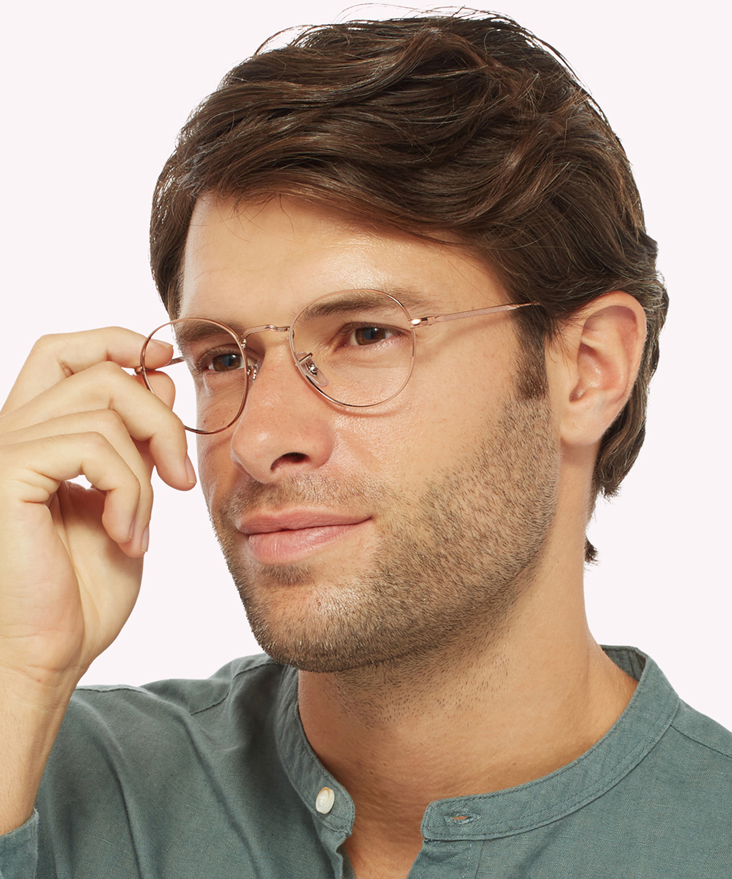 RB3582V Copper MetalEyeglass Frames for Men for Glasses Direct