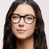 Joby Black & Crystal PlasticEyeglass Frames for Women for Glasses Direct