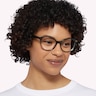 Gracie Crystal Grey & Green AcetateEyeglass Frames for Women for Glasses Direct