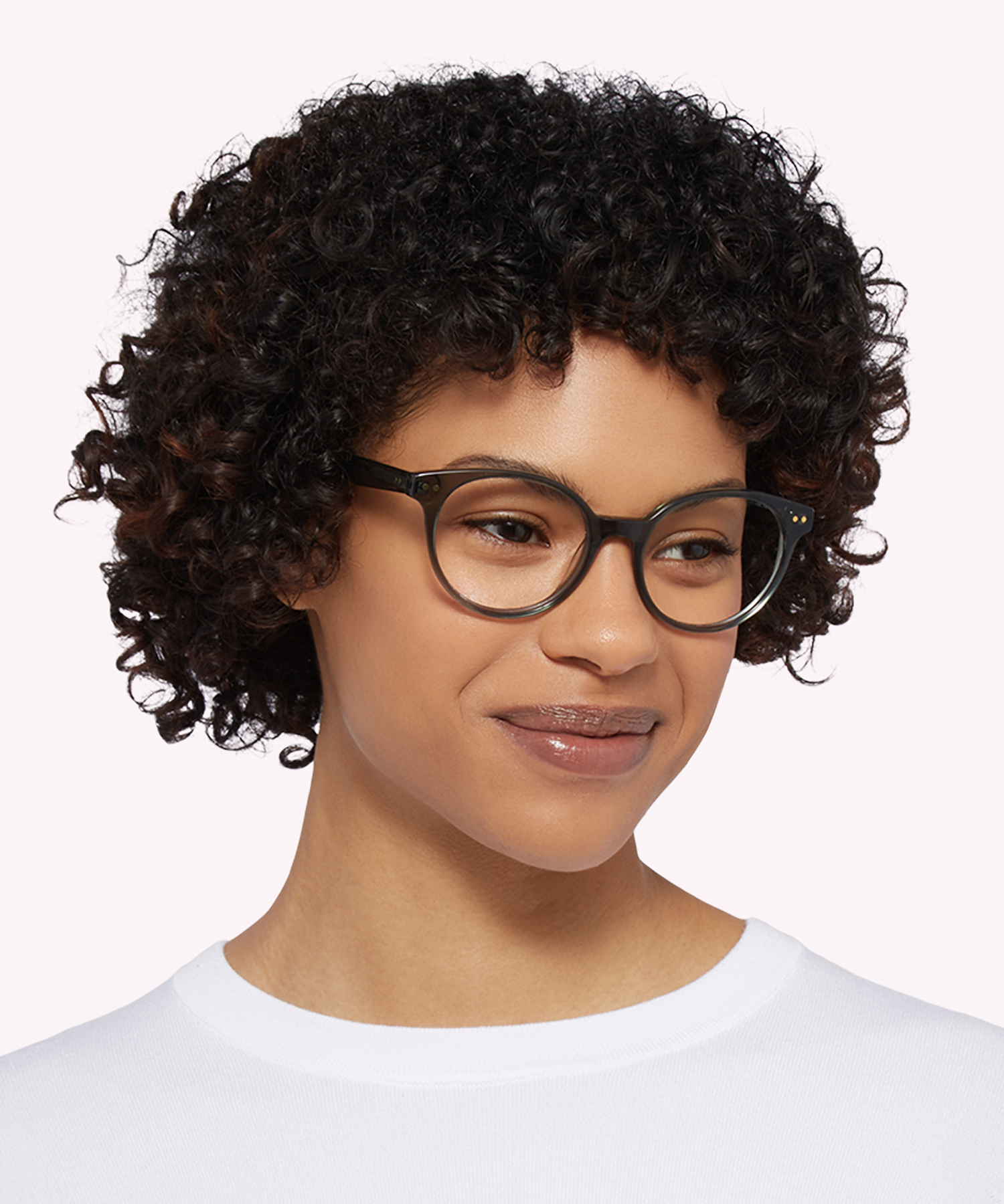 Gracie Crystal Grey & Green AcetateEyeglass Frames for Women for Glasses Direct