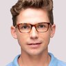 TB8230 Brown AcetateEyeglass Frames for Men for Glasses Direct