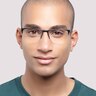 RB6335 Black MetalEyeglass Frames for Men for Glasses Direct