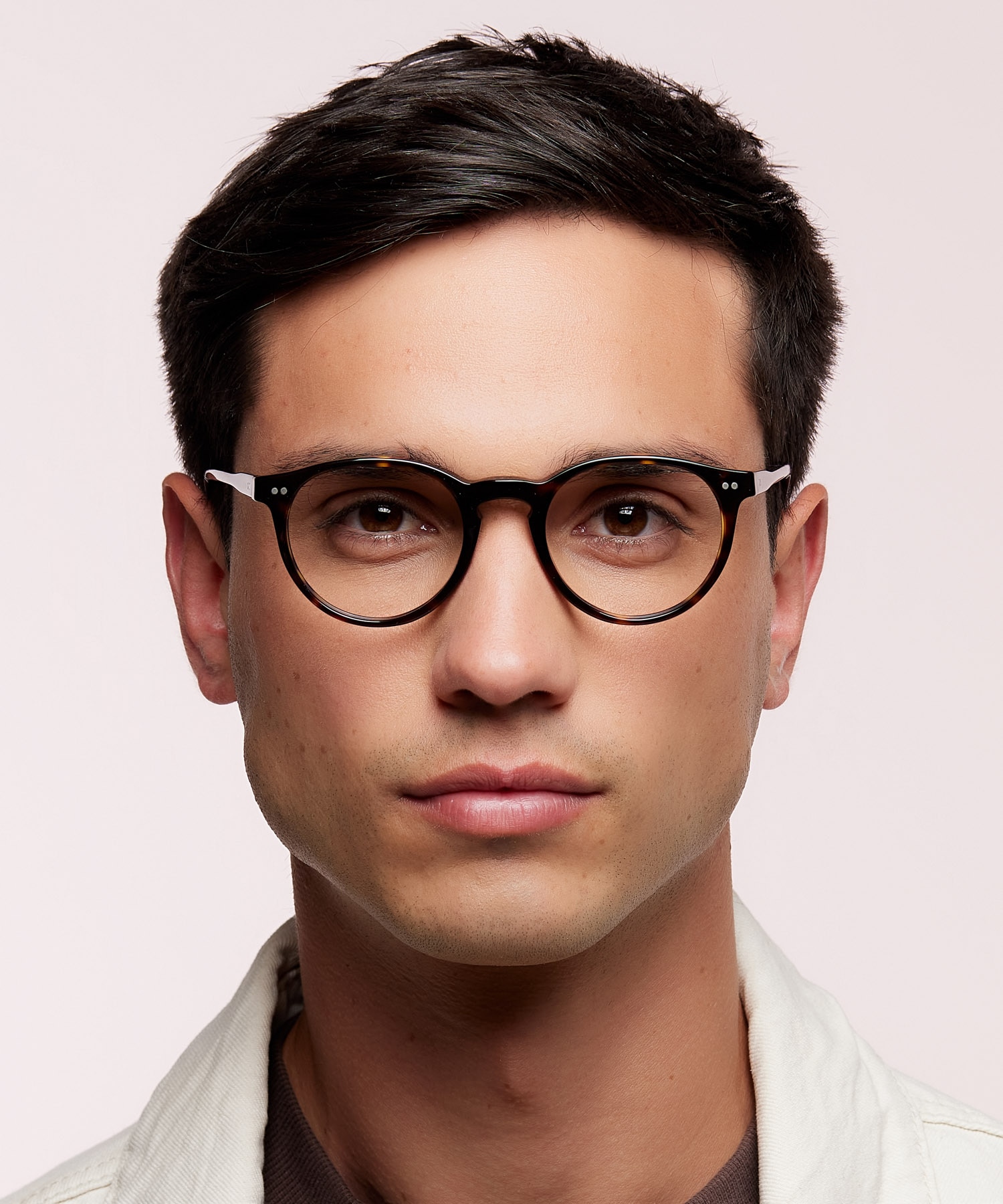 Glasses Direct ™ -PH2083 - Phantos Shiny Dark Havana Frame Glasses