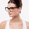 Kiki Black AcetateEyeglass Frames for Women for Glasses Direct