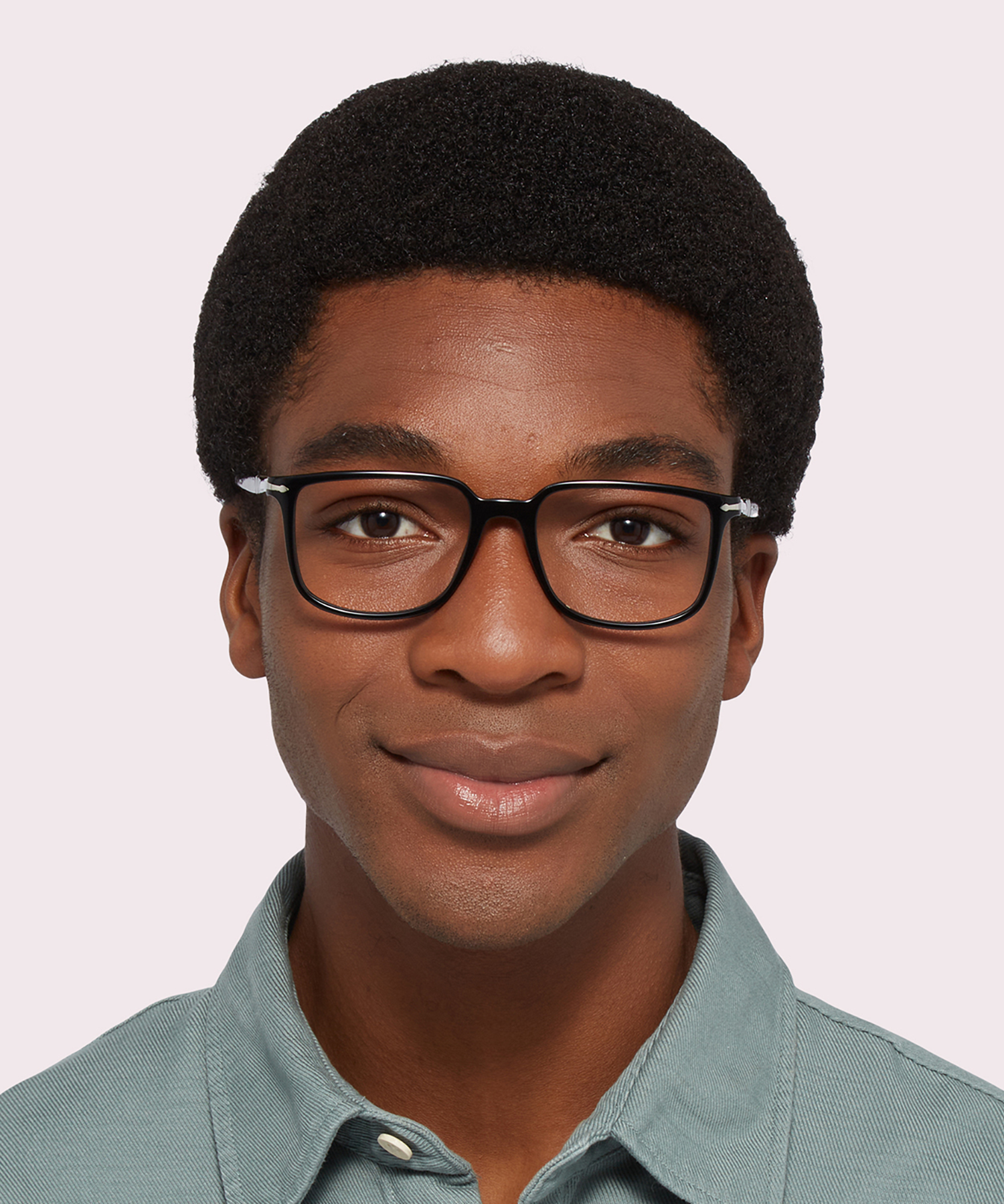 PO3275V Black AcetateEyeglass Frames for Men for Glasses Direct