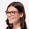 RB7066 Light Havana PlasticEyeglass Frames for Women for Glasses Direct