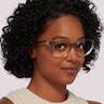 GG1013O Black Gold AcetateSunglass Frames for Women for Glasses Direct