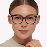 Freddie Havana AcetateEyeglass Frames for Women for Glasses Direct
