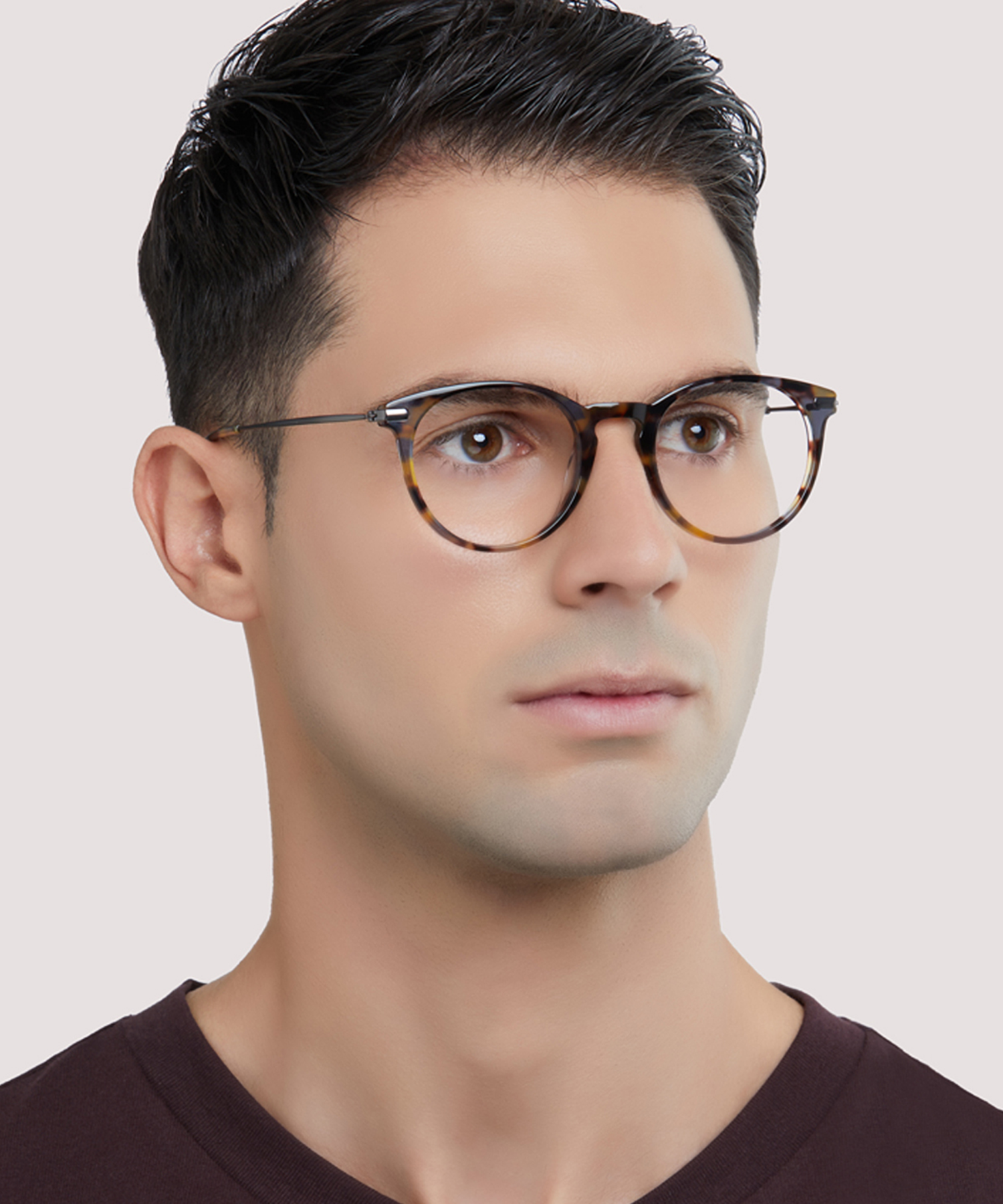 Albion Grey Havana AcetateEyeglass Frames for Men for Glasses Direct