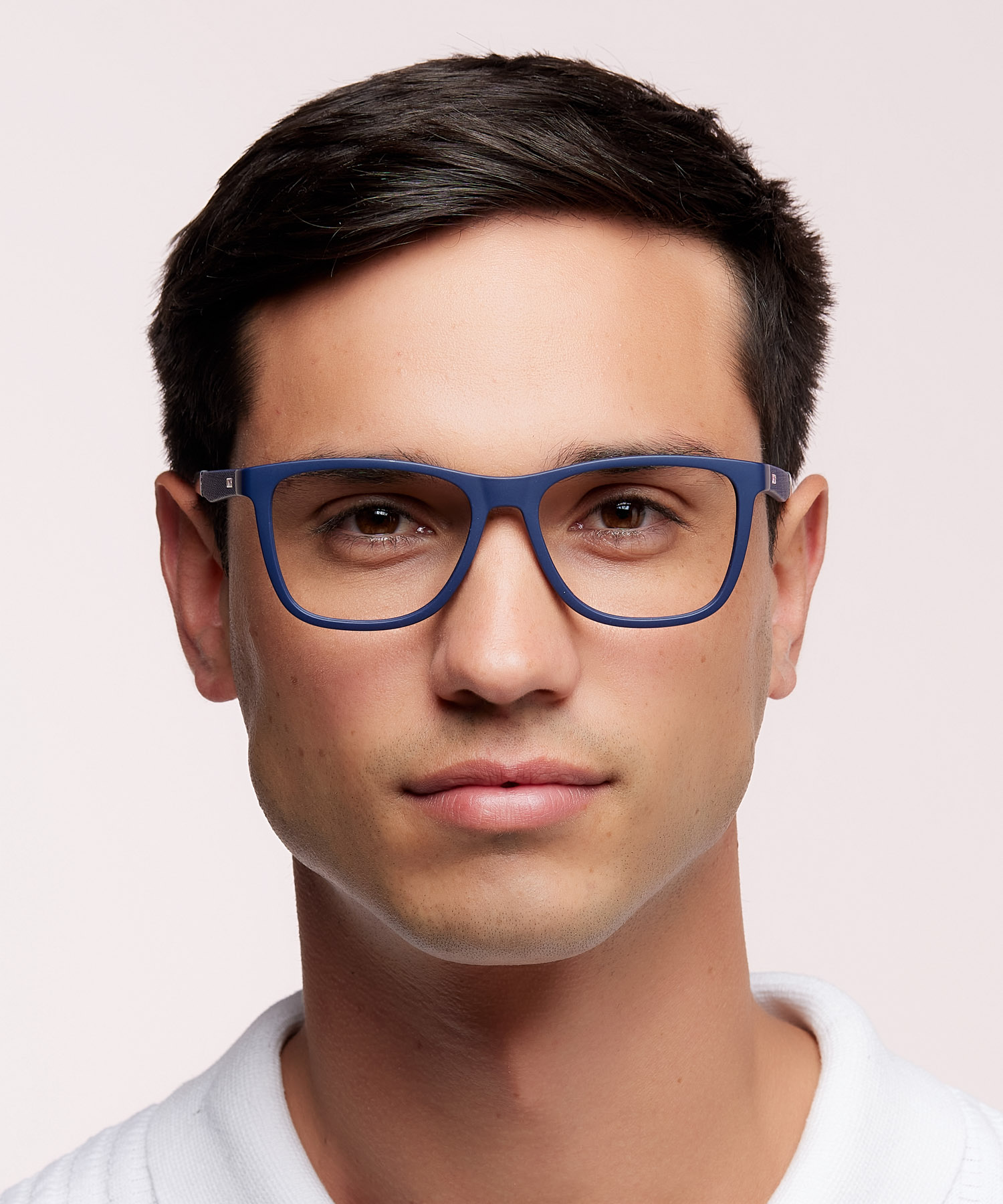LV 5050 Grey Blue PlasticEyeglass Frames for Men for Glasses Direct
