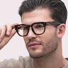 RB0298V Striped Havana AcetateEyeglass Frames for Men for Glasses Direct